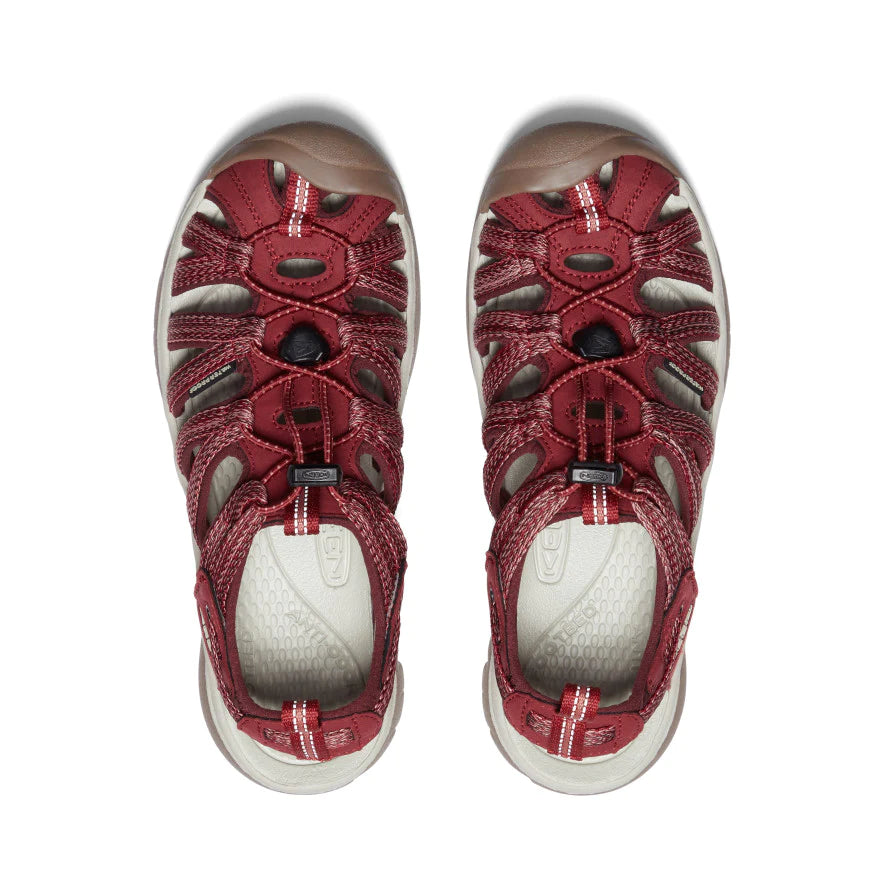 Keen Women's Whisper Sandal - Red Dahlia