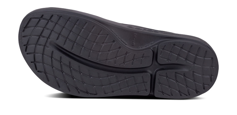 Oofos Unisex OOahh Slide Sandal Black