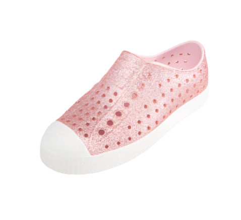 Native Jefferson Milk Pink Bling Junior (Kids sizes 1 to 6)