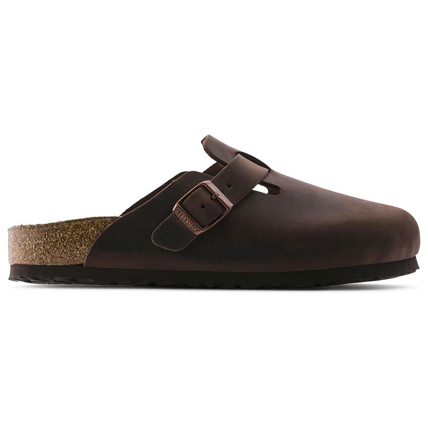 Birkenstock Unisex Boston Soft Footbed Oiled Leather - Habana