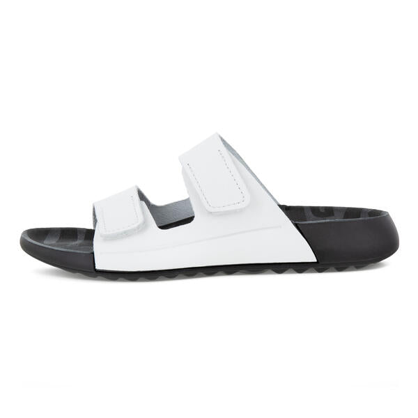 Ecco Women's 2nd Cozmo Two Band Slide - Bright White
