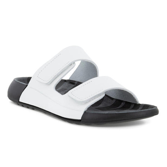 Ecco Women's 2nd Cozmo Two Band Slide - Bright White