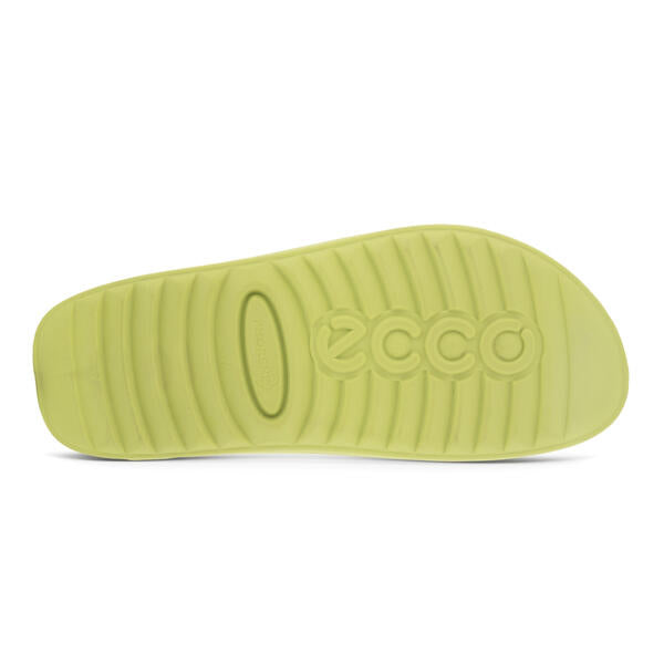 Ecco Women's 2nd Cozmo Two Band Slide - Sunny Lime