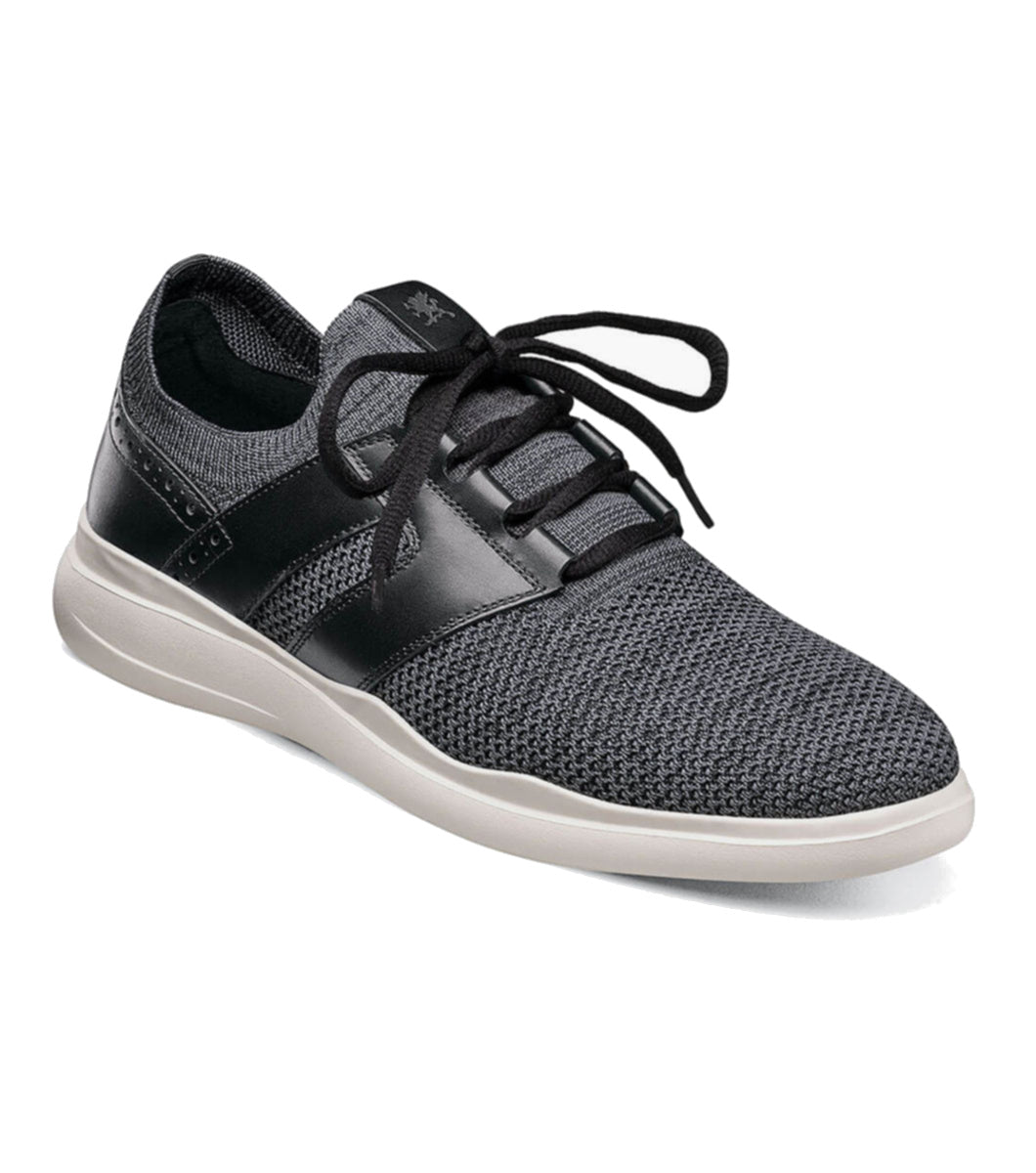 Stacy Adams Men's Moxley Knit Lace Up Sneaker - Black/Gray – Alamo