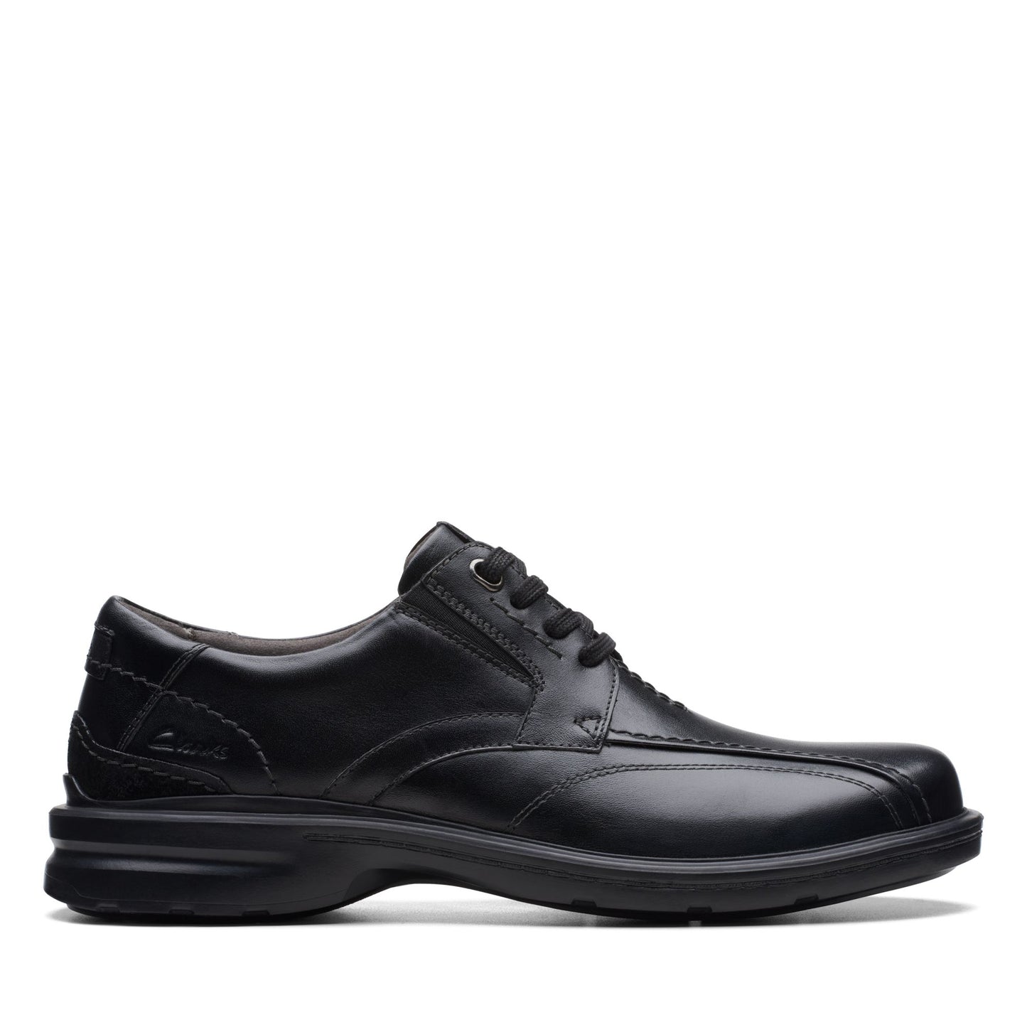 Clarks Men's Gessler Lace - Black Leather