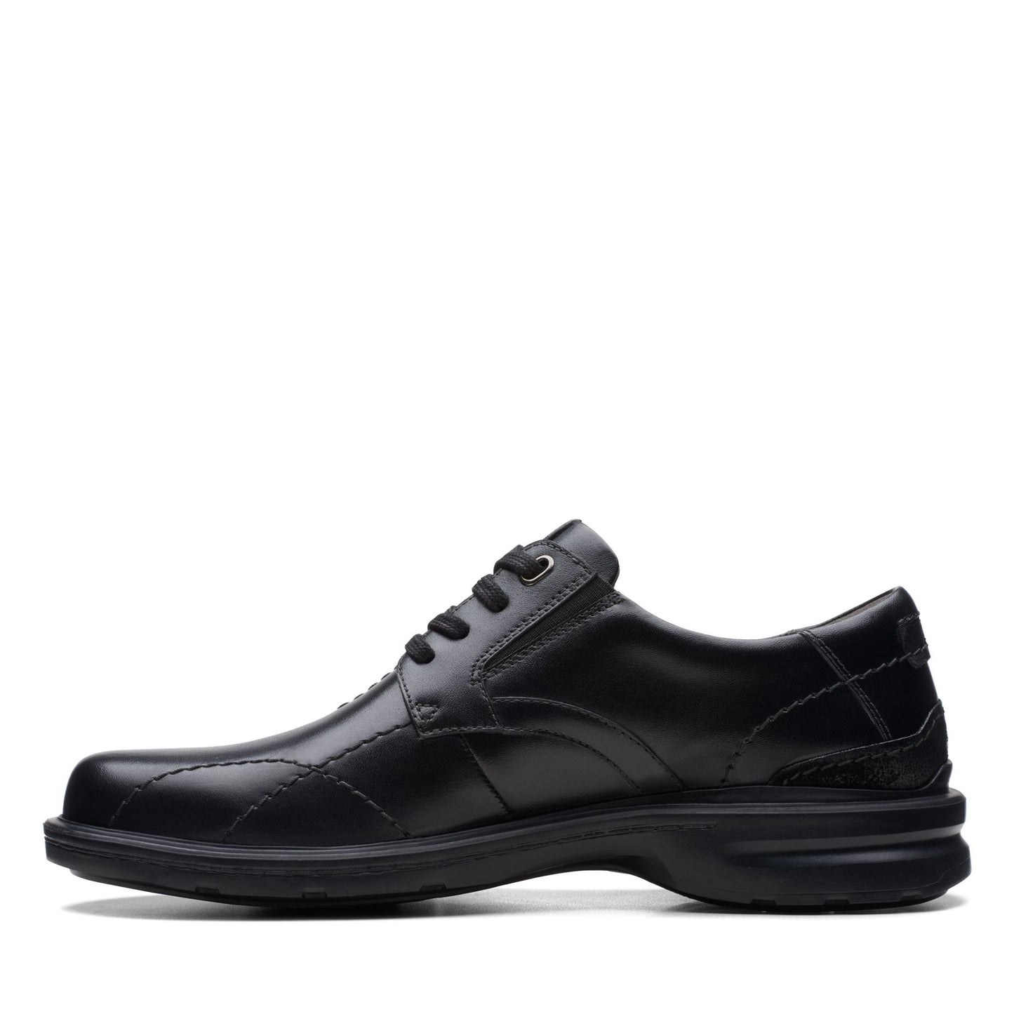 Clarks Men's Gessler Lace - Black Leather