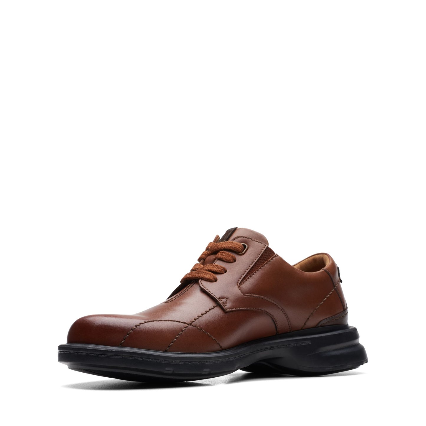 Clarks Men's Gessler Lace - Dark Tan Leather