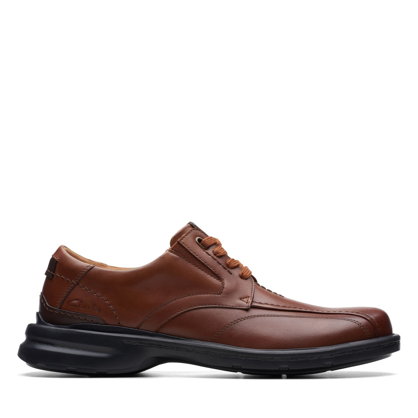 Clarks Men's Gessler Lace - Dark Tan Leather