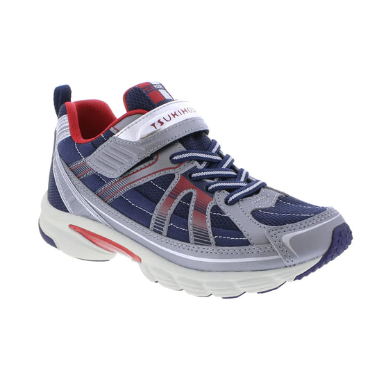Tsukihoshi Youth STORM Shoes - Steel/Cobalt (Sizes 1.5 - 5)