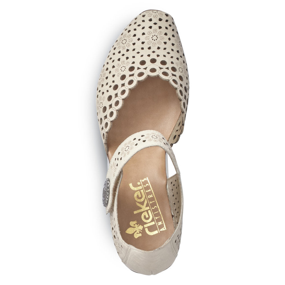 Rieker Women's Mirjam 43753-60 - Crema