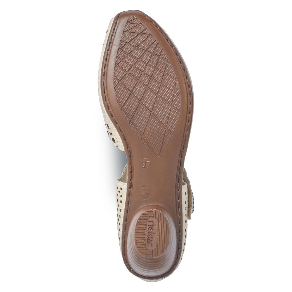 Rieker Women's Mirjam 43753-60 - Crema