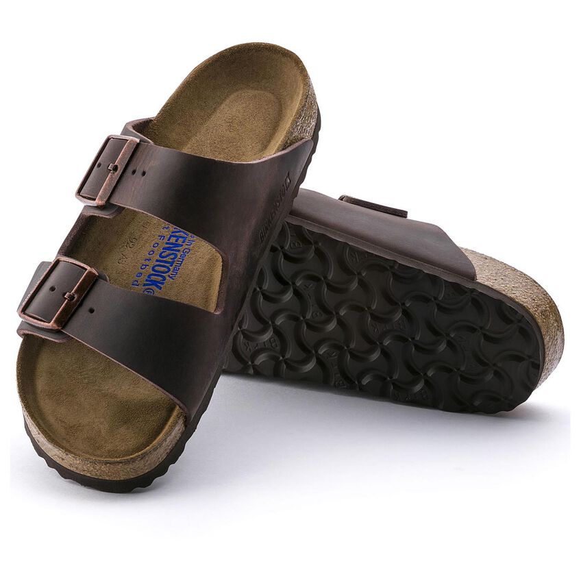 Birkenstock Unisex Arizona Soft Footbed Habana Oiled Leather