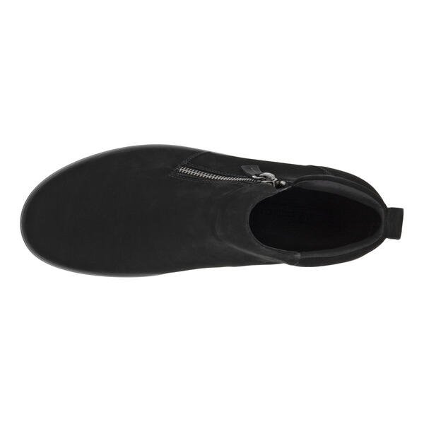Ecco Women's Soft 7 Zip Bootie - Black