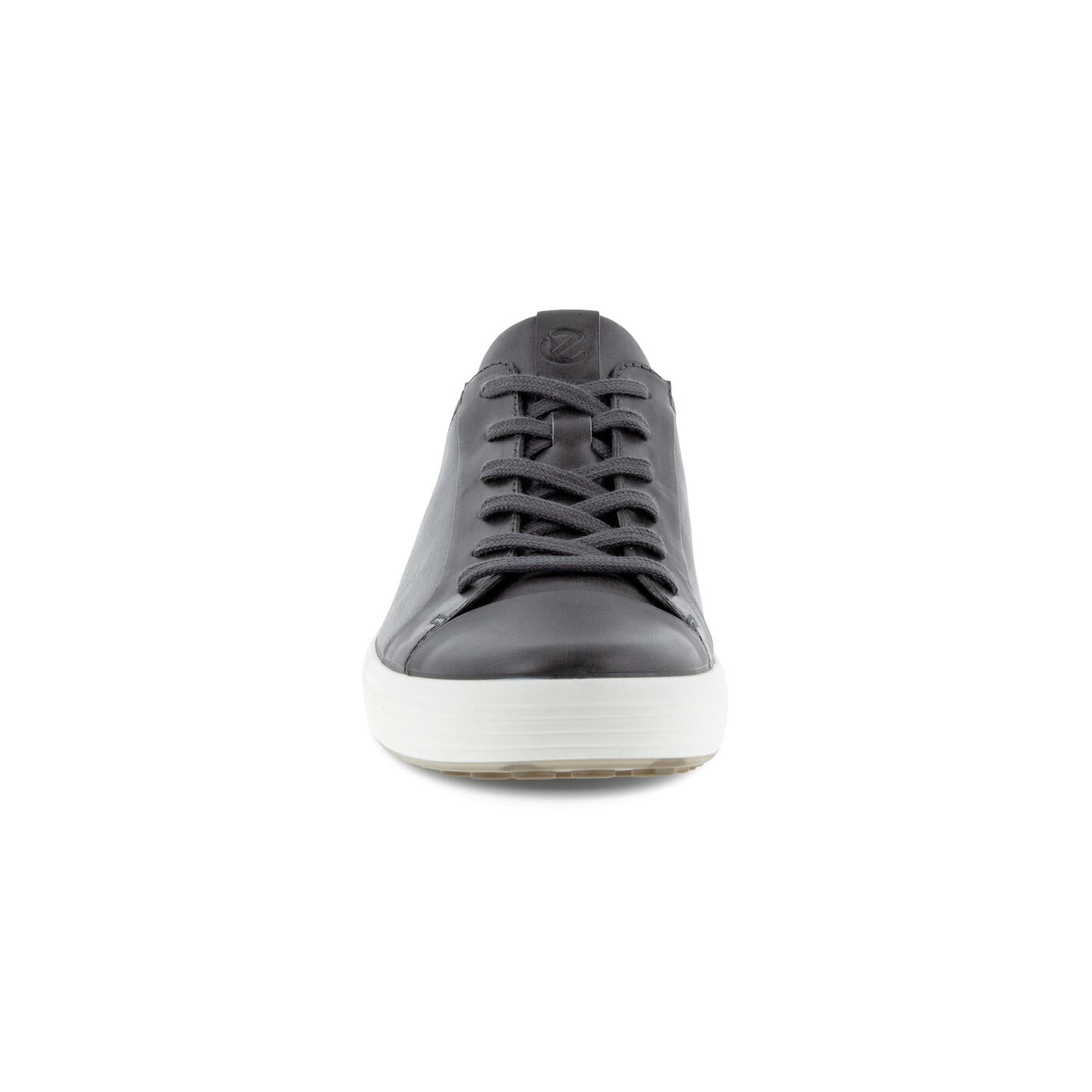 front view of shoe ECCO Men's Soft 7 City Sneaker - Titanium