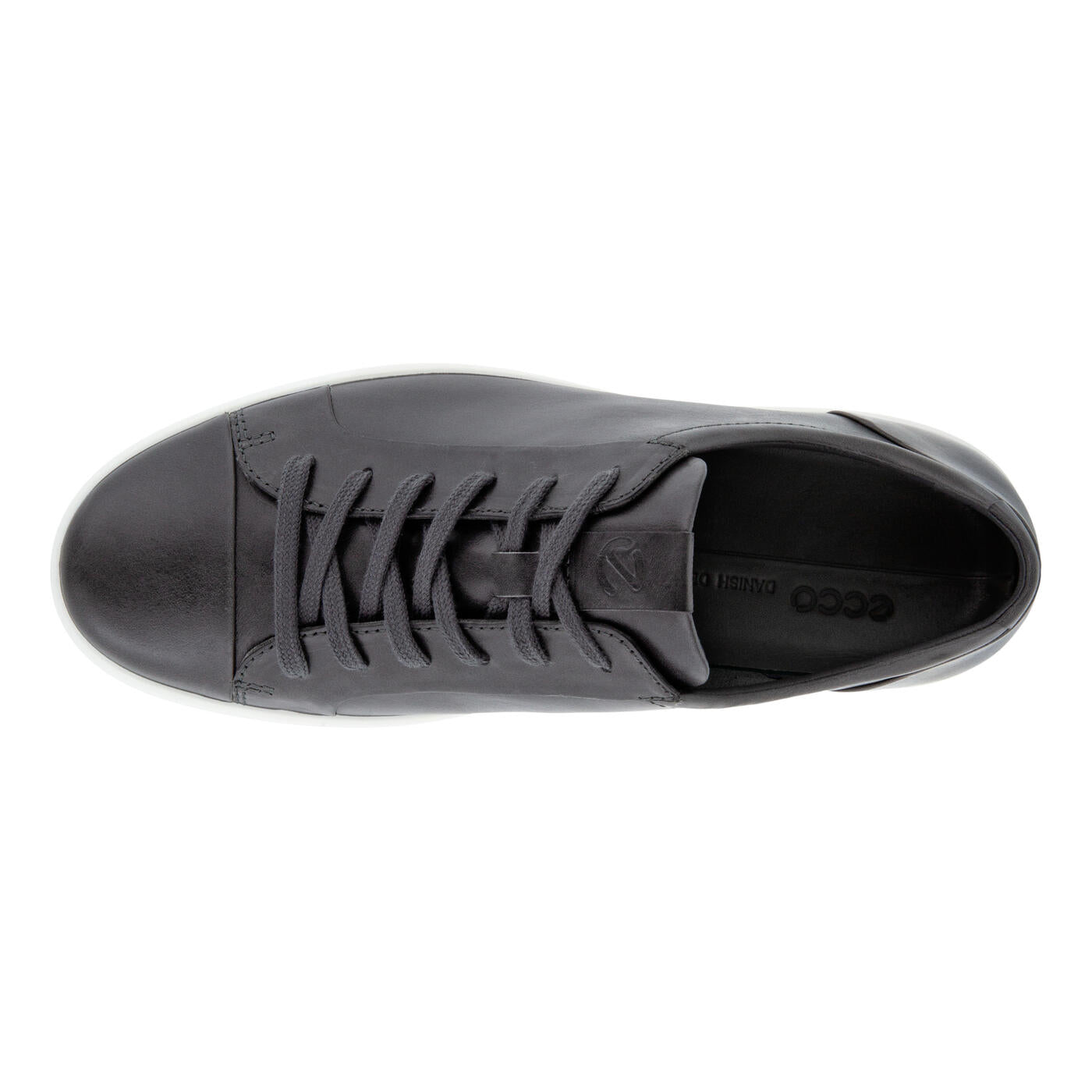 top view of shoe ECCO Men's Soft 7 City Sneaker - Titanium