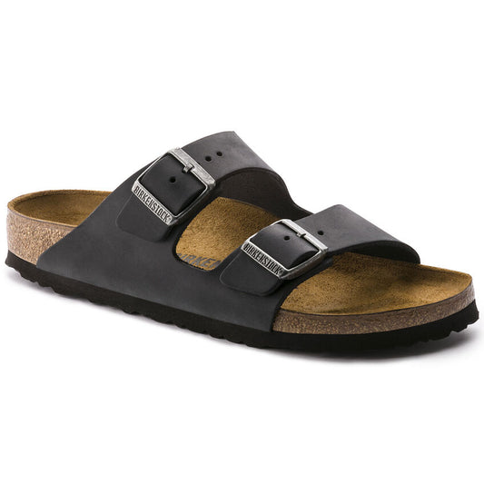 Birkenstock Unisex Arizona Oiled Leather - Black