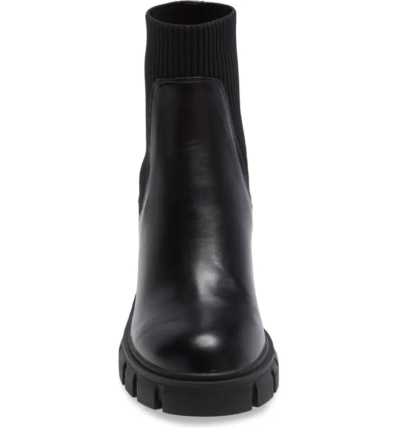 Steve Madden Hayle Platform Chelsea Boot - Black