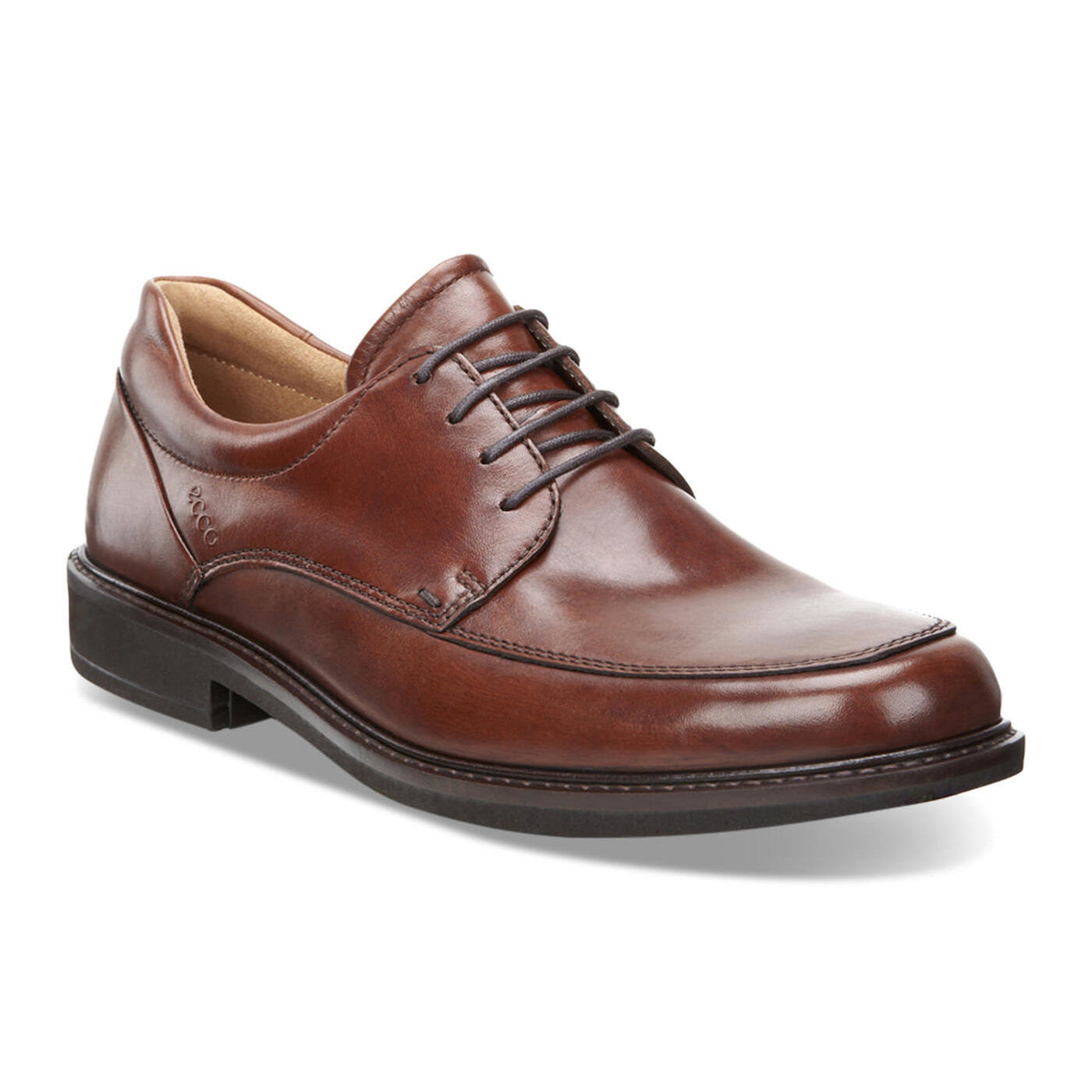 Ecco Men's Holton Apron Toe Lace - Cognac