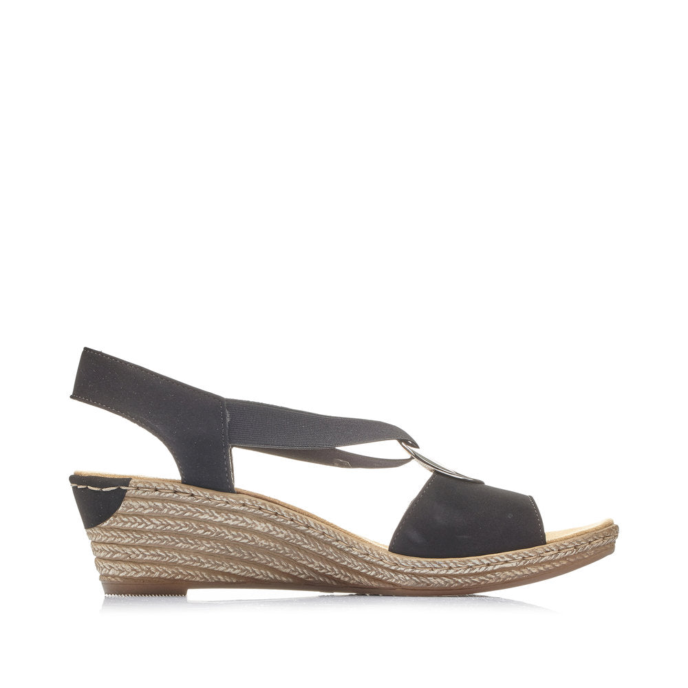 Rieker Women's 624H6 Fanni - Black