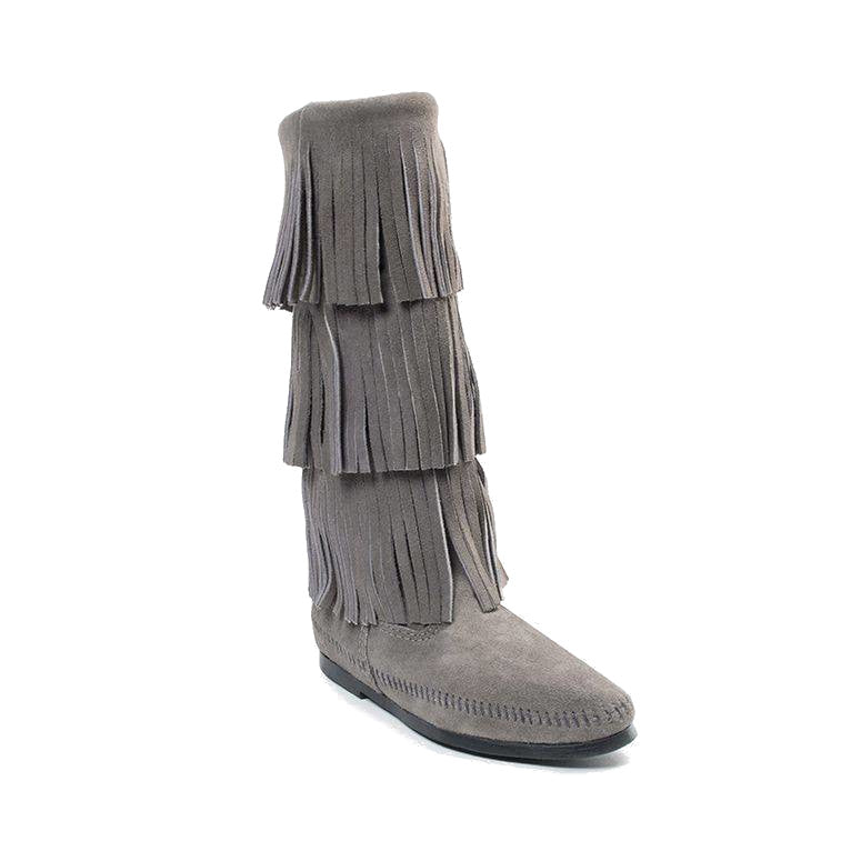 Minnetonka Women's 3 Layer Fringe Boot