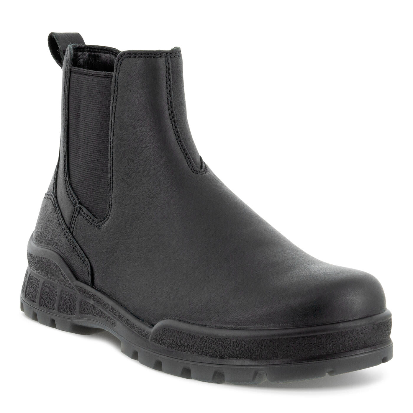 Ecco Track Leather Chelsea Boots - Black – Alamo