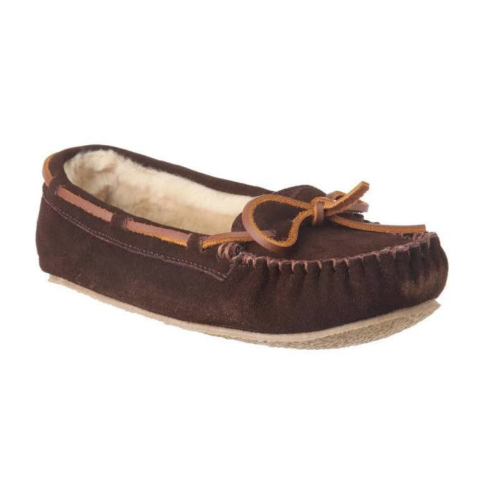 Minnetonka Women's Cally Slipper - Chocolate