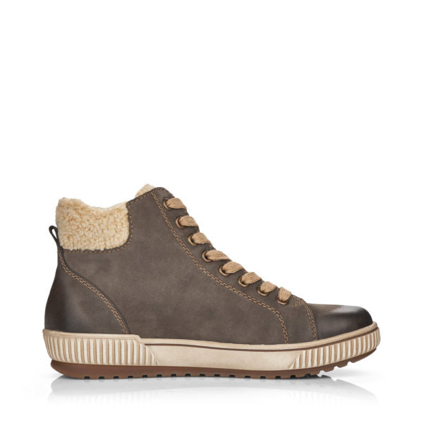 Rieker Women's Maditta 70 Waterproof - Smoke/Beige/Brown