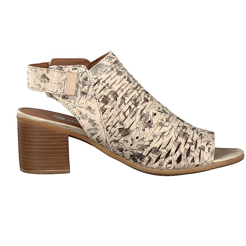 Rieker Women's Maryjane 70 - Beige/ Metallic