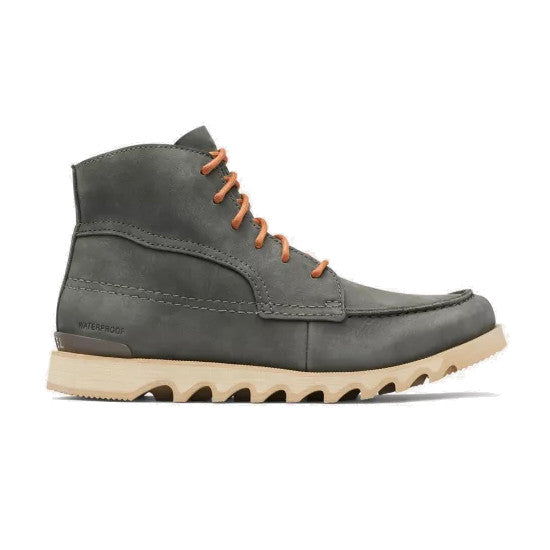 Sorel Men's Kezar Moc Toe Waterproof Boot Coal/ Brown Flora