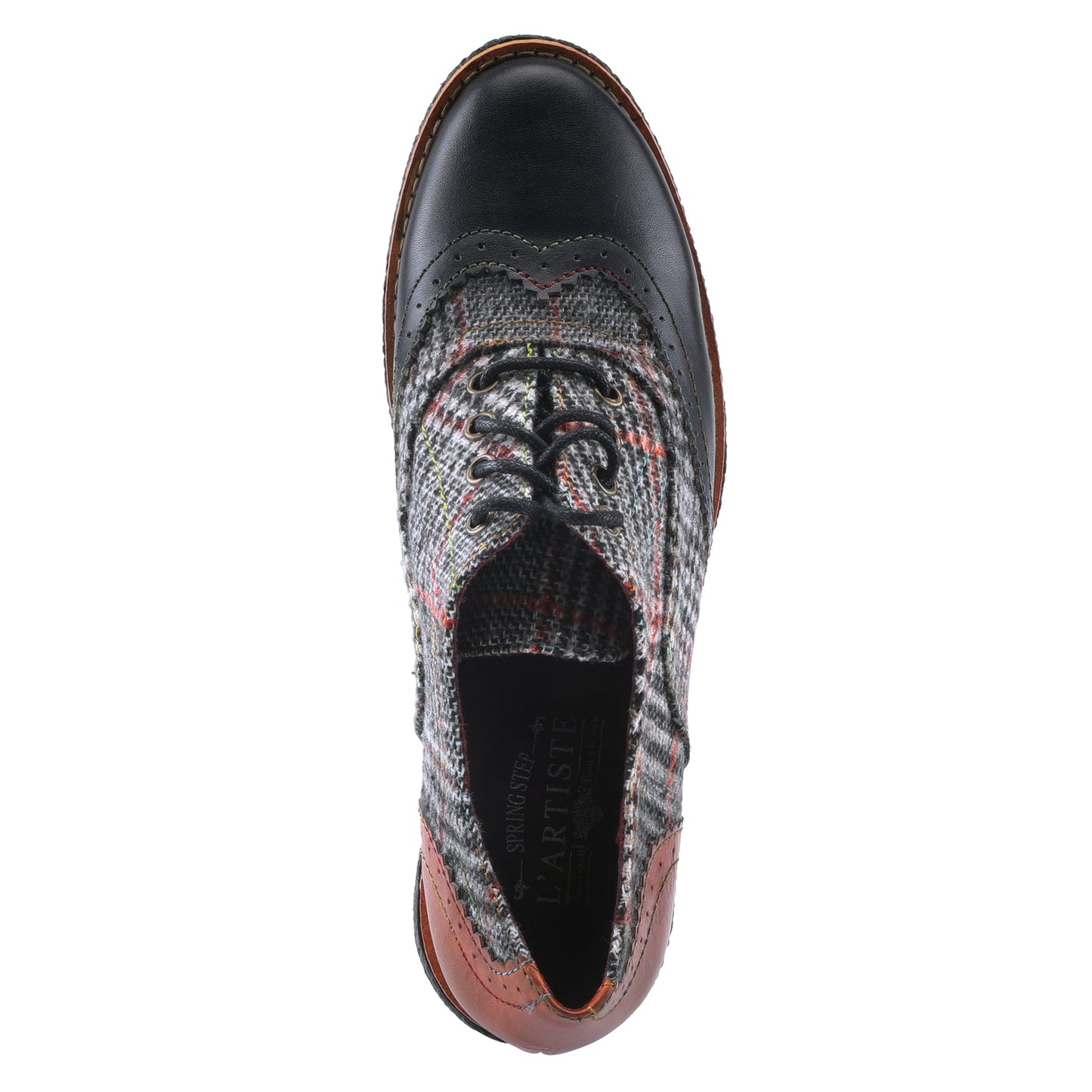 L`Artiste by Spring Step Women's Muggiasti Oxford - Black Multi