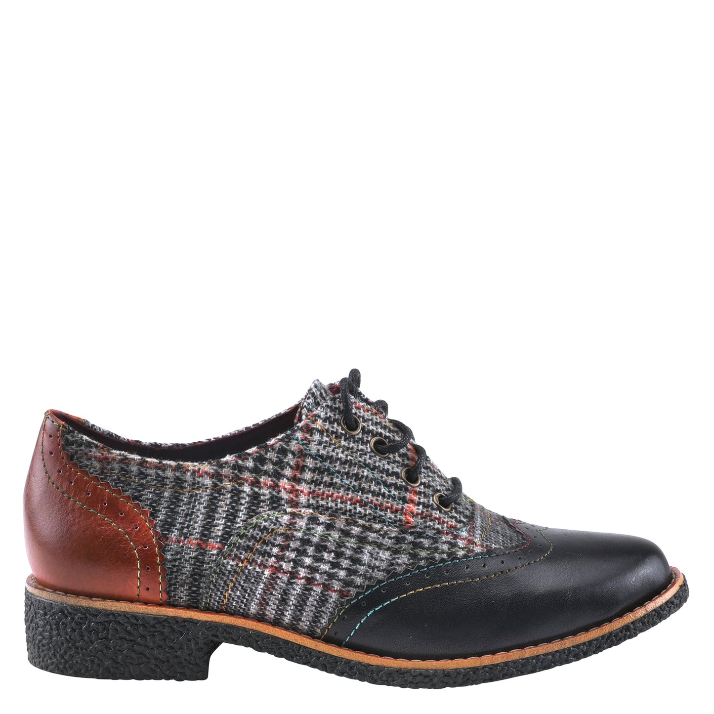 L`Artiste by Spring Step Women's Muggiasti Oxford - Black Multi
