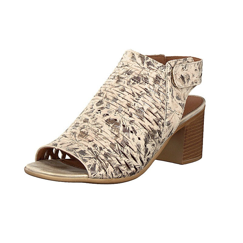 Rieker Women's Maryjane 70 - Beige/ Metallic