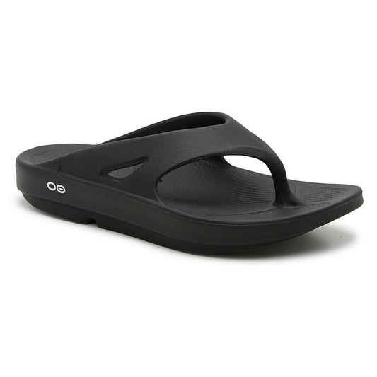 Oofos Unisex OOriginal Thong Sandal Black