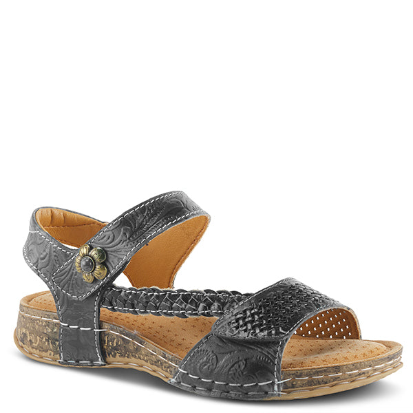 L'Artiste by Spring Step Women's Popular Sandal - Black