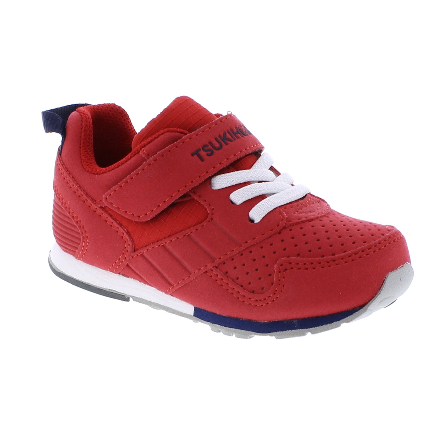 Tsukihoshi Child Racer Sneaker (Sizes 7 to 13)- Red/Navy
