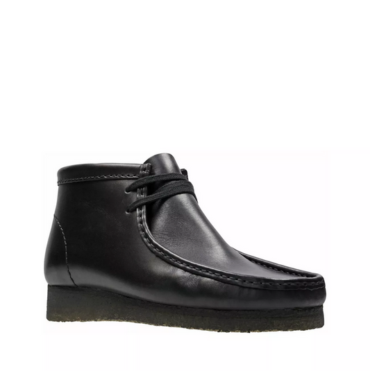 Clarks Men's Wallabee Boot Black - Leather