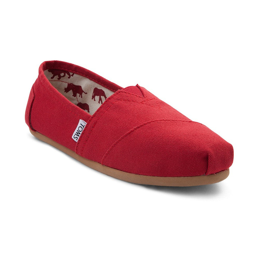 TOMS Women's Classic Slip-On - Red