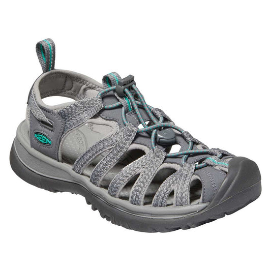 Keen Women's Whisper Sandal - Grey/Peacock Green