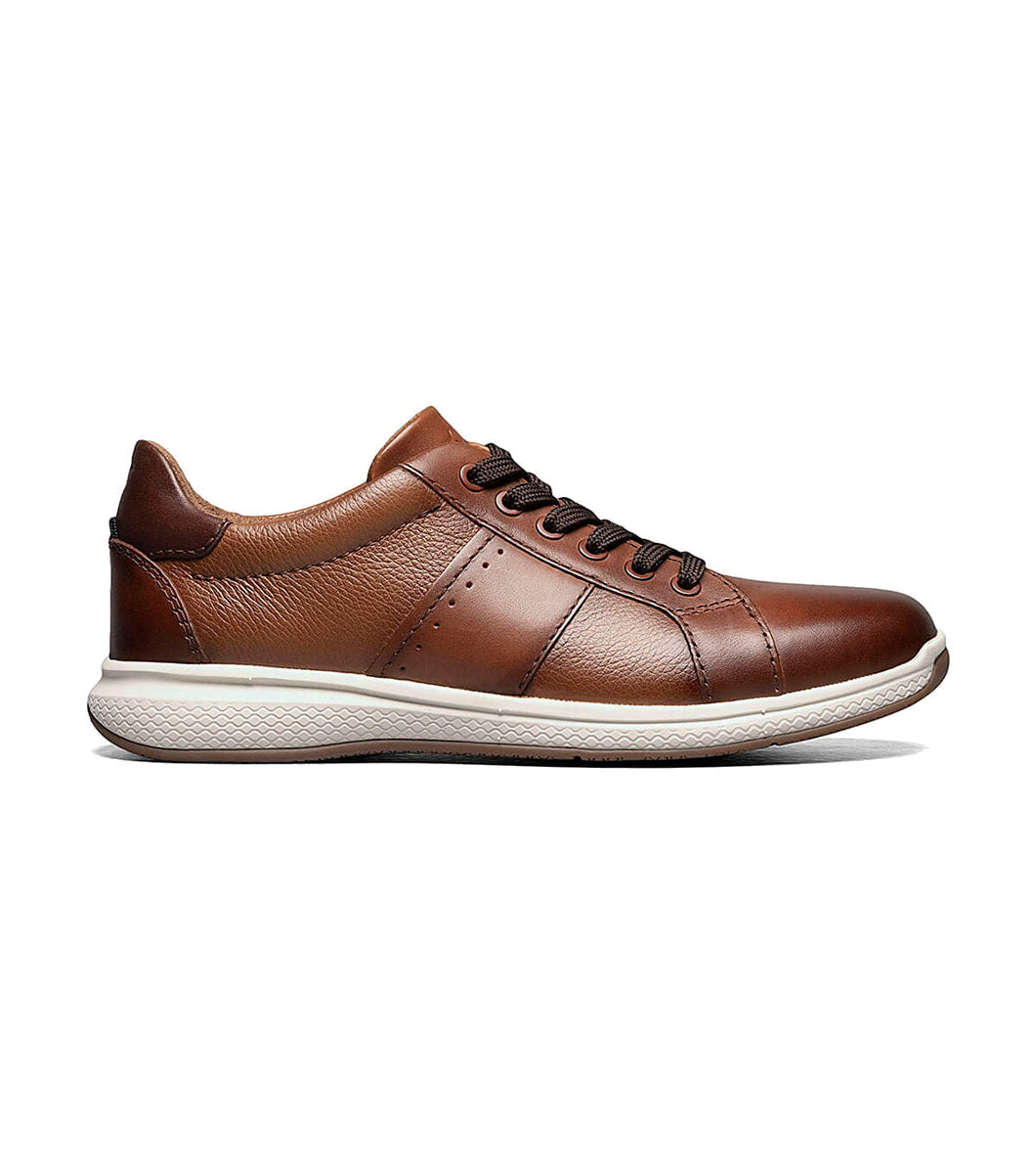 Florsheim Boys' Great Lakes Jr. Lace To Toe - Cognac side view