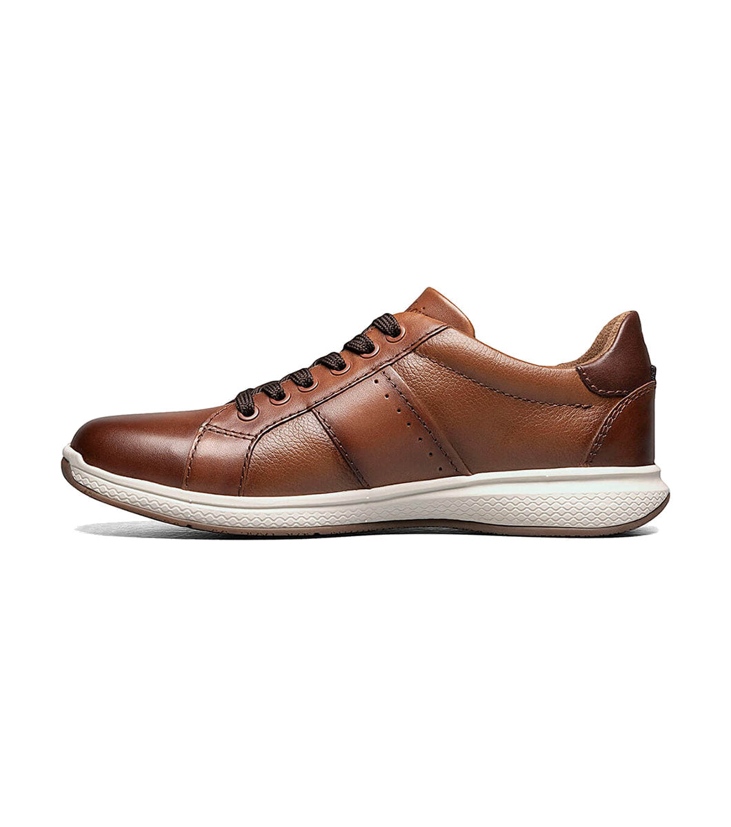 Florsheim Boys' Great Lakes Jr. Lace To Toe - Cognac Side view