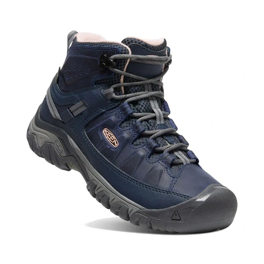 Keen Women's Targhee III Mid Waterproof - Vintage Indigo/Peachy Keen
