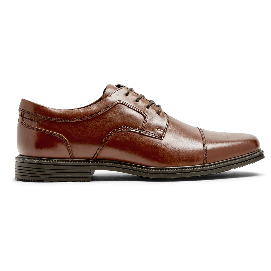 side view Rockport Men's Taylor Waterproof Cap Toe - Tan