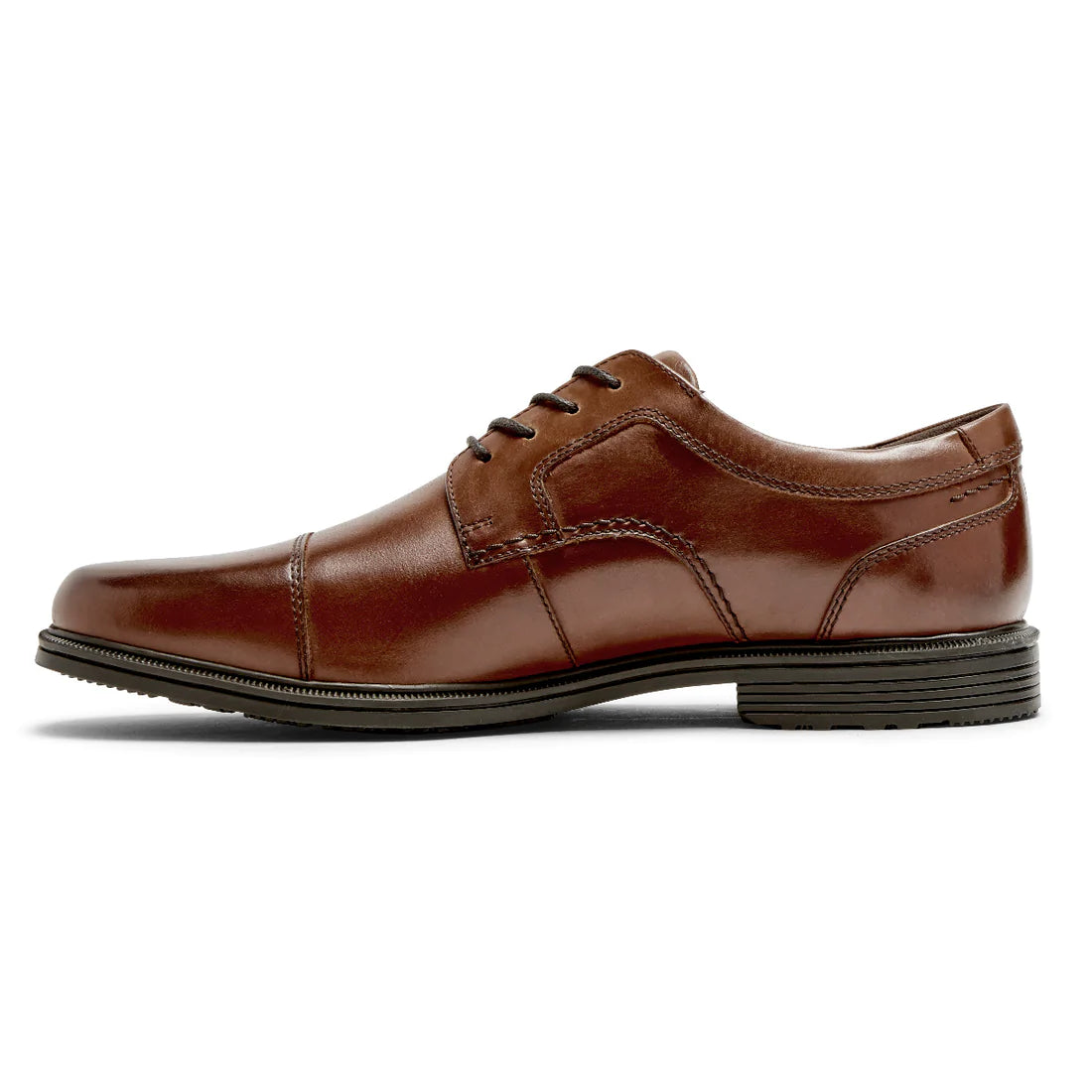 side view Rockport Men's Taylor Waterproof Cap Toe - Tan