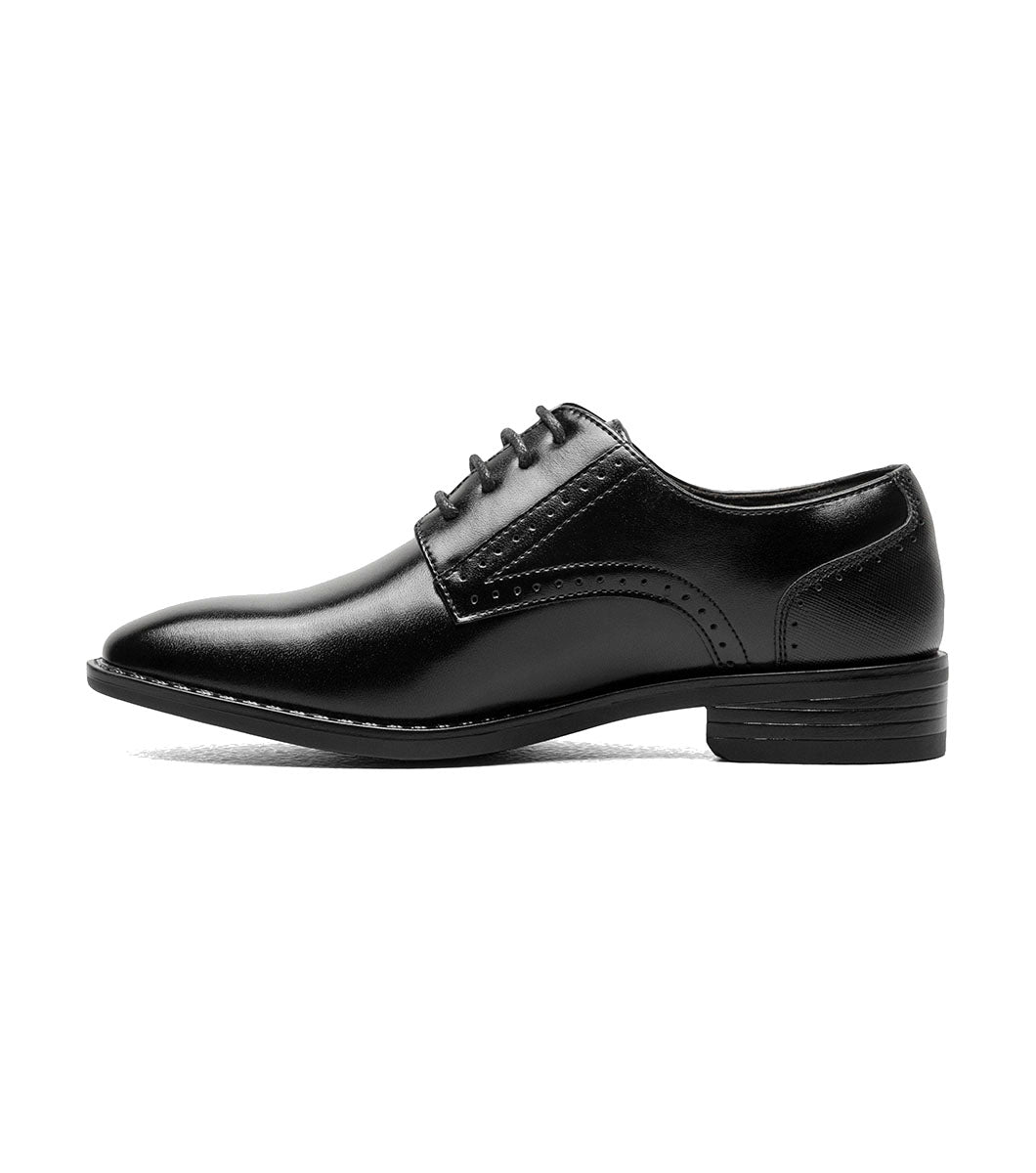 Stacy Adams Boys Kalvin Plain Toe Oxford - Black