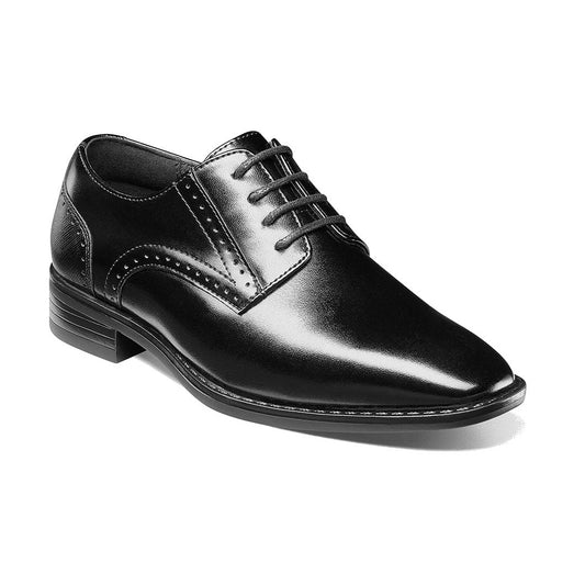 Stacy Adams Boys Kalvin Plain Toe Oxford - Black