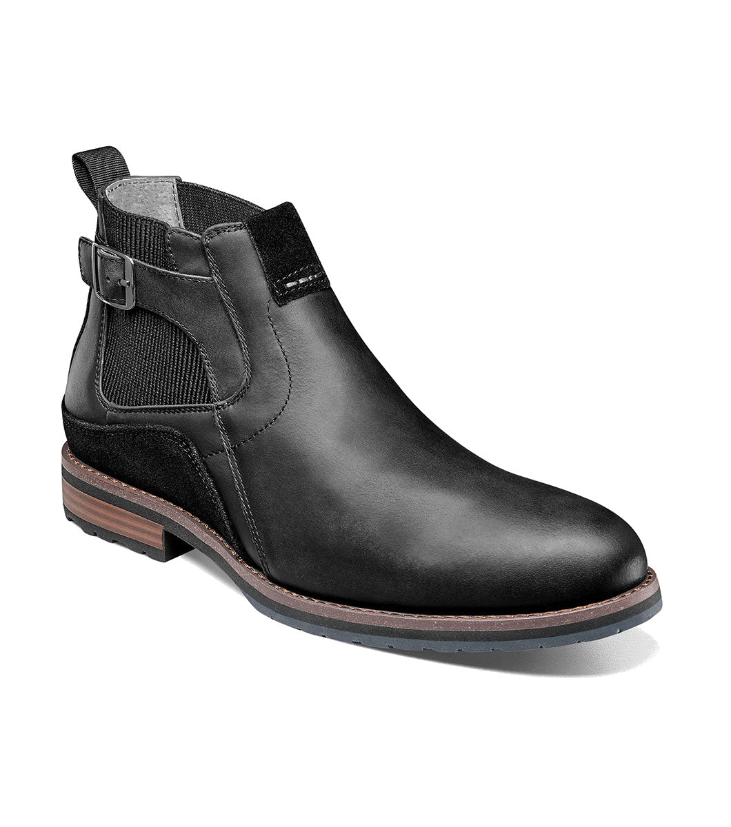 Stacy Adams Men's Oskar Plain Toe Chelsea Boot - Black Alamo Shoes Stacy Adams Men's Oskar Plain Toe Chelsea Boot - Black Alamo Shoes