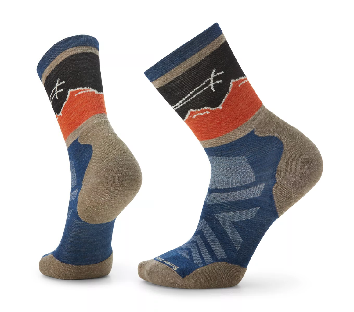 Smartwool Athlete Edition Approach Crew Socks - Alpine Blue