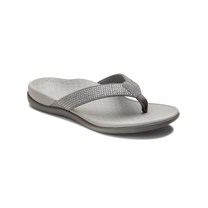 Vionic Women's Tide Rhinestone Sandals - Pewter
