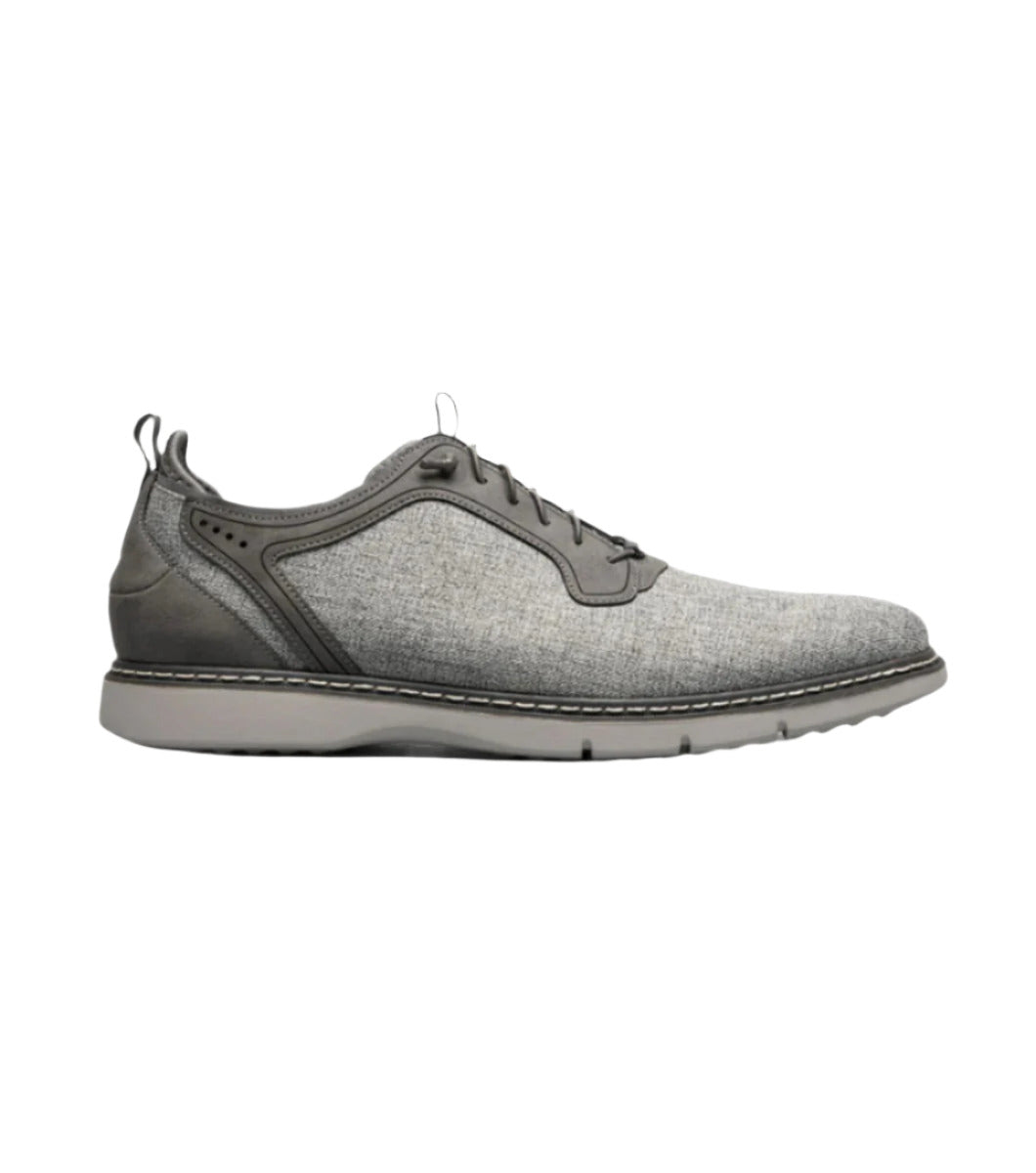 Stacy Adams Men's Scanlan Plain Toe Elastic Lace Up - Gray Multi