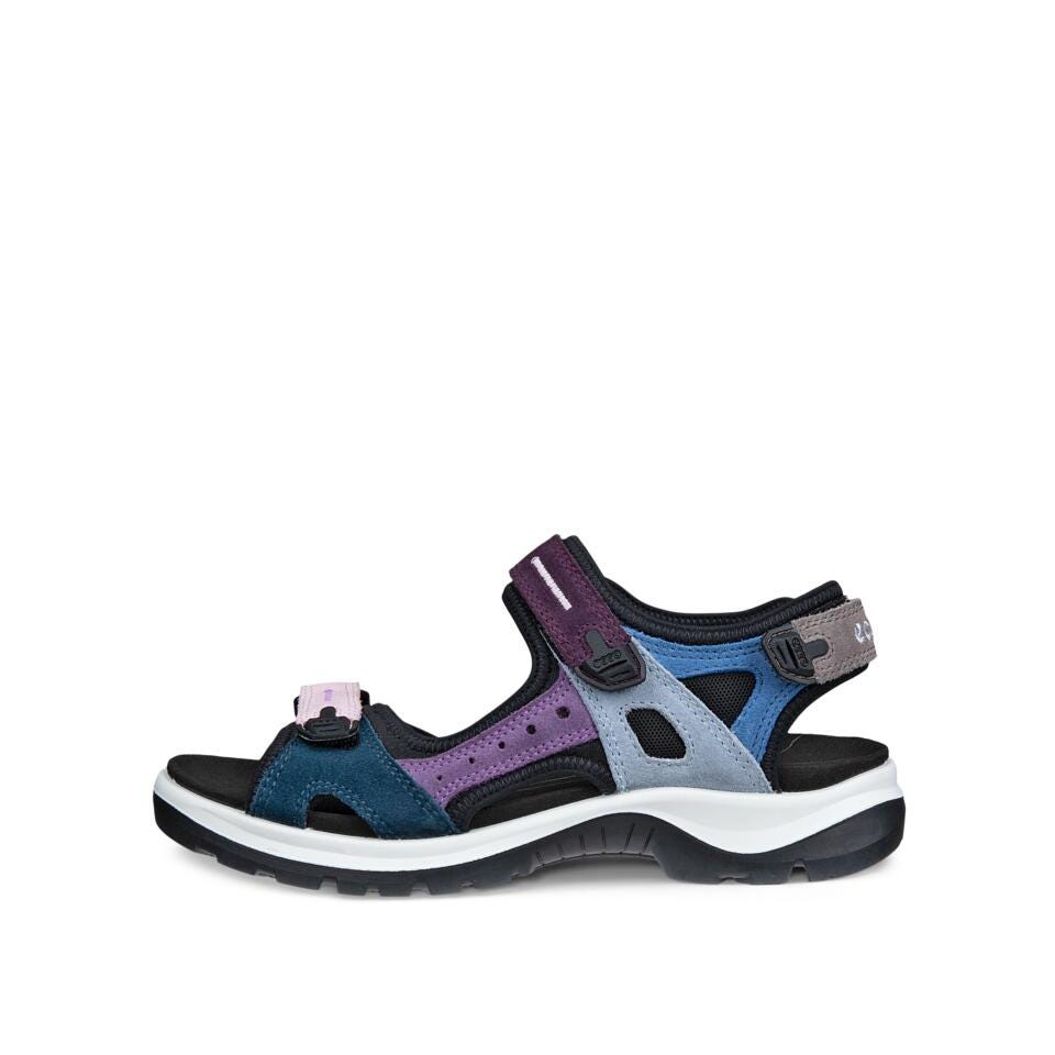 ECCO Women's Yucatan Offroad Sandals - Dusty Blue Multicolor